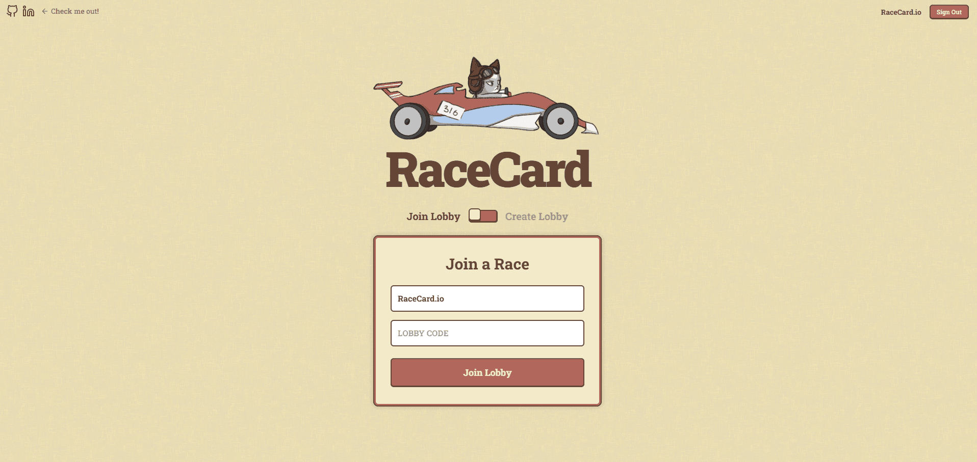 RaceCard.io